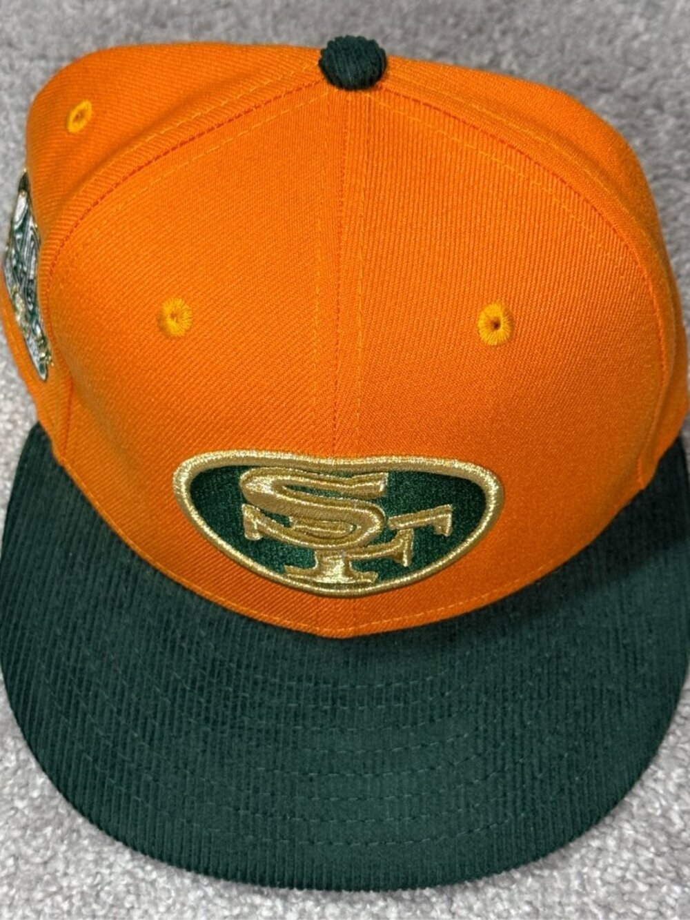 San Francisco 49ers Forest Orange Cord 59FIFTY Fitted 7 1/8